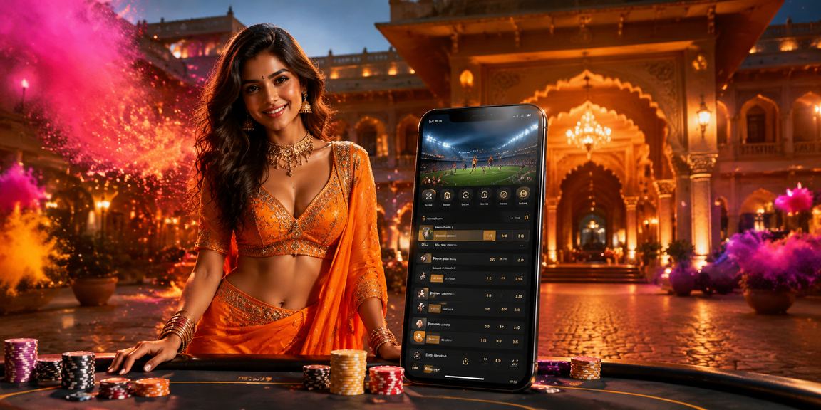 Indian cricket fans celebrating the Holi festival with betting on sports