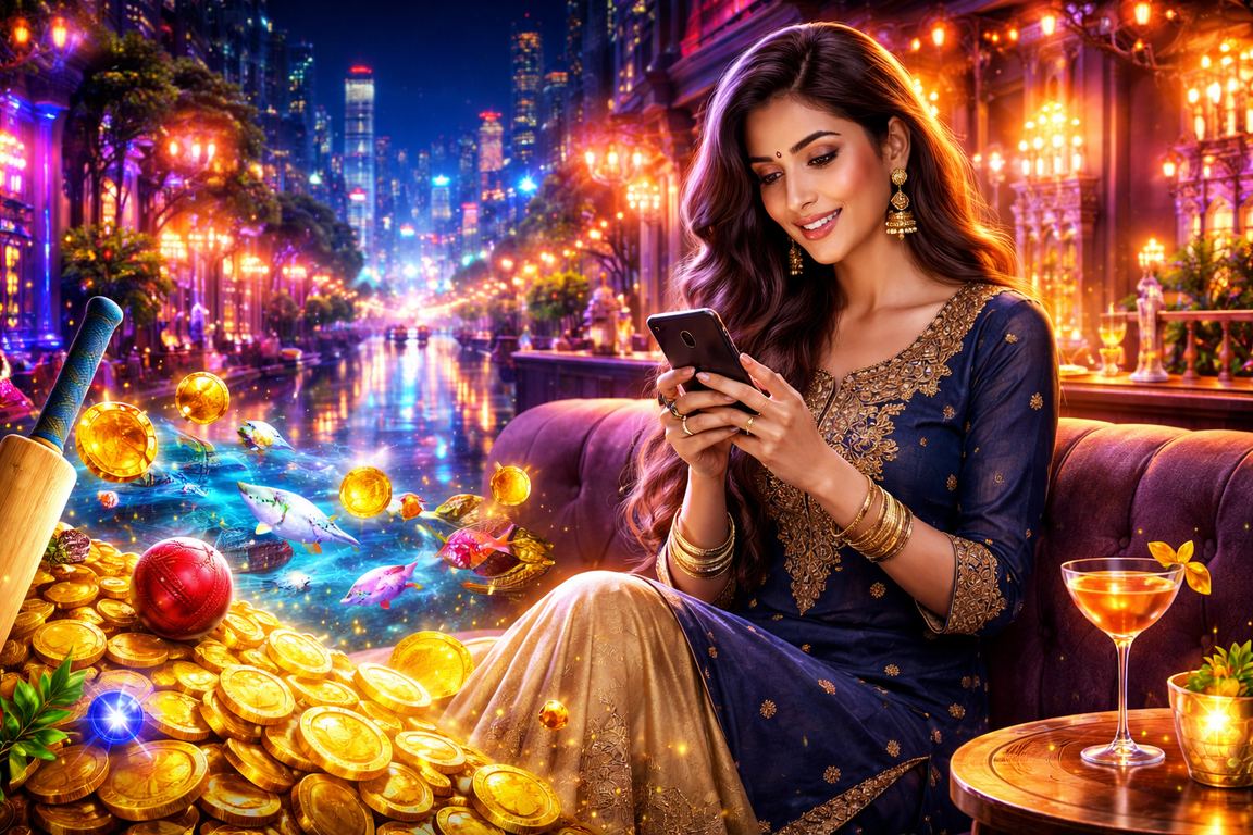 Cricket fan placing a bet on IPL match in Mumbai wearing traditional kurta